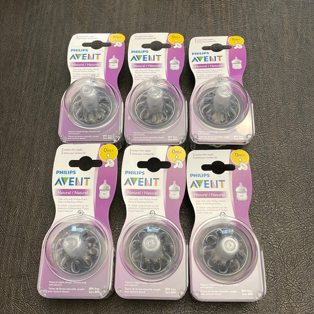 Philips Avent Natural Bottle Nipples - Size 1